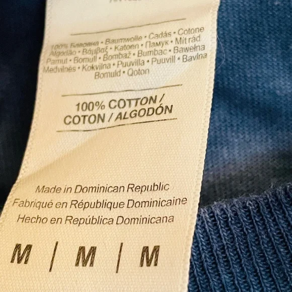 VINTAGE SANTA CRUZ SKATEBOARDS SIZE M BLUE TIE DYED T-SHIRT FRONT & REAR GRAPHIC - Picture 2 of 4